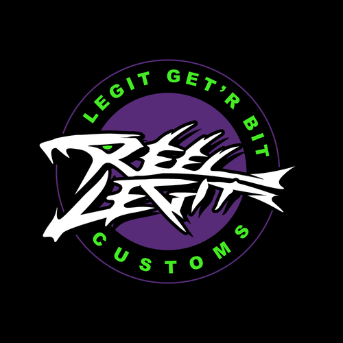 Custom bait painters looking to "lure" creative spirits for a logo design! Design by EkaroBe