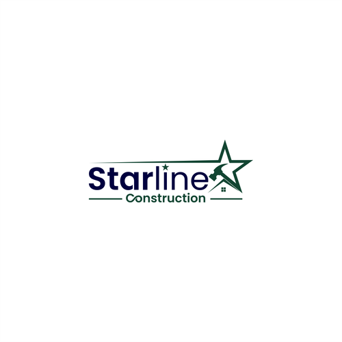 Starline Construction Logo Design by amarta_art®