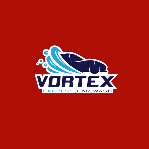 Clean and Memorable Car Wash Logo Design by khro
