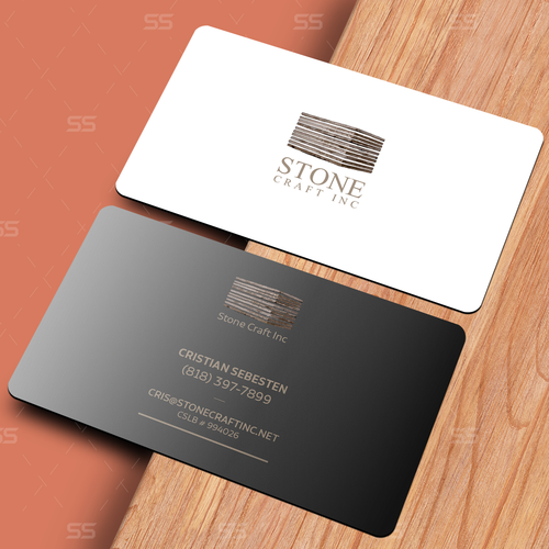 Business Card - Stone Craft Design von SahaSrabon