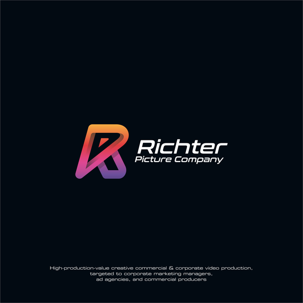 Modern Colorful Letter R logo concept