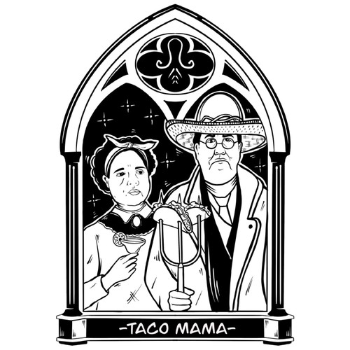 コンペ「A play on “Mexican Gothic” design for our collector T-shirts」のデザイン by Fancyfruits.rarさん 