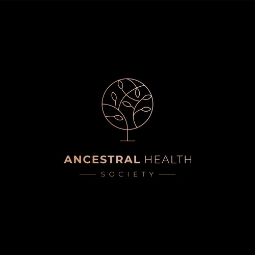 Logo for a nonprofit that studies how our ancestors can inform our modern health Design by elisbeauty