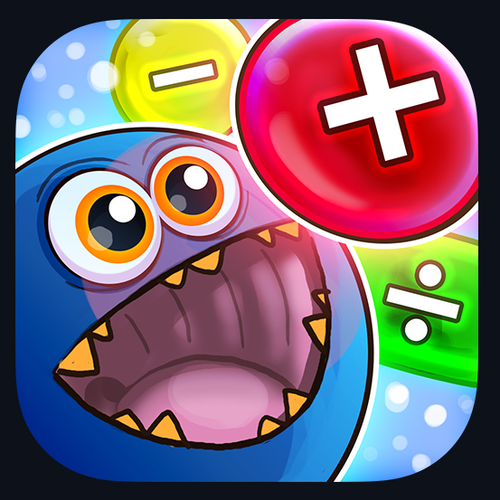 Create a beautiful app icon for a Kids' math game Design by Joekirei