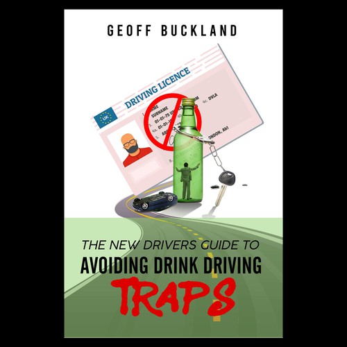 "Need an impactful cover for a book aimed at stopping young drivers from drink driving" Design by morningzeenia