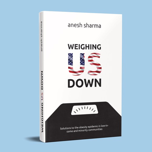 Book Cover: Non-fiction book on the obesity epidemic. Front, back, and spine - paperback & ebook. Design por nurhismah