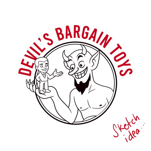 Quirky Retro action figure company logo Design by Thespian⚔️