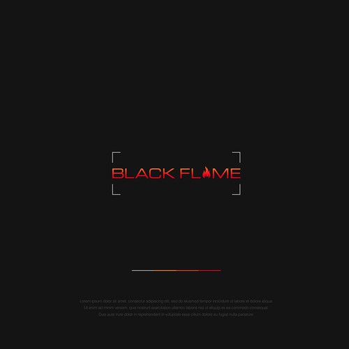 Cool, masculine Logo for company name „Black Flame” Design von futony