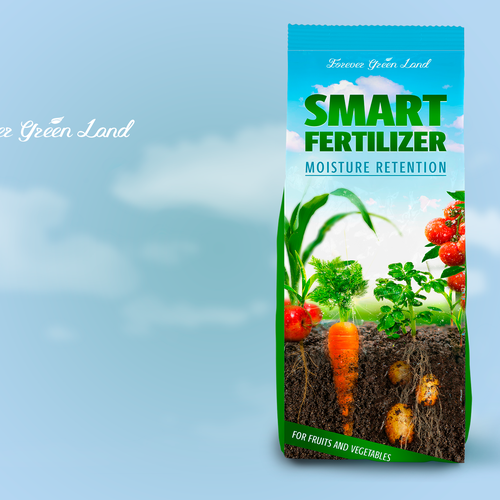 Diseños A smart fertilizer that will help save water concurso Packaging y Envases