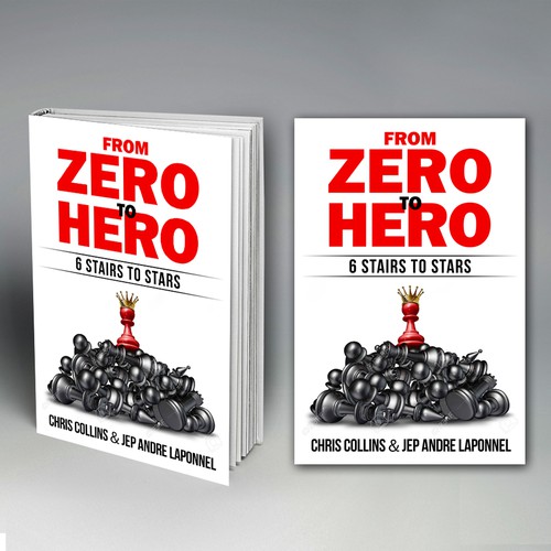 ZERO to HERO book cover | Book cover contest