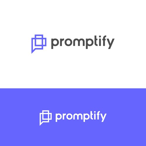 Modern, Simple and Sleek Logo for Promptify.com Design by eugen ed
