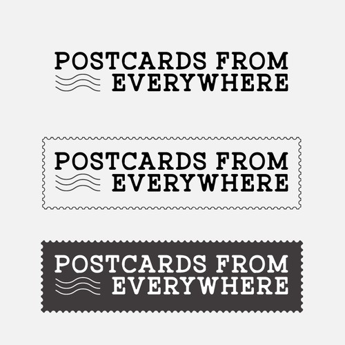 Postcards from Everywhere Logo Design by Taslima Karim