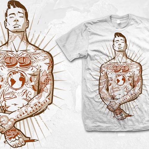 Create 99designs' Next Iconic Community T-shirt Diseño de MattDyckStudios