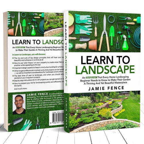 LOOKING FOR A UNIQUE AND BEAUTIFUL BOOK COVER DESIGN FOR A HOME LANDSCAPING BOOK Design by ryanurz