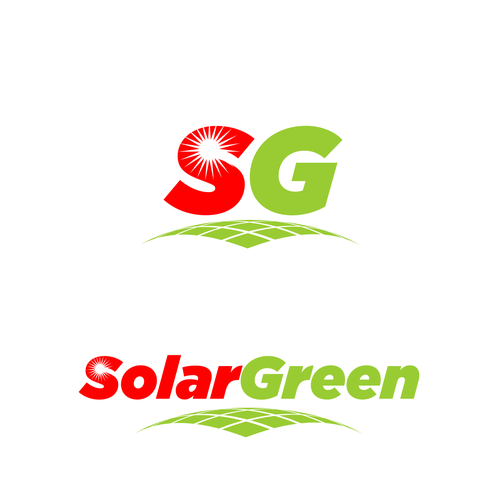 Logo for solar retailer, SolarGreen Réalisé par The Perfect Symbols