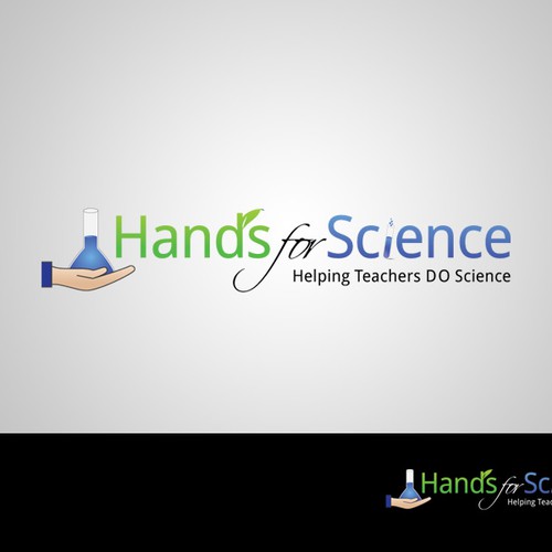 Create the next logo for Hands-for-Science Design by maulinC