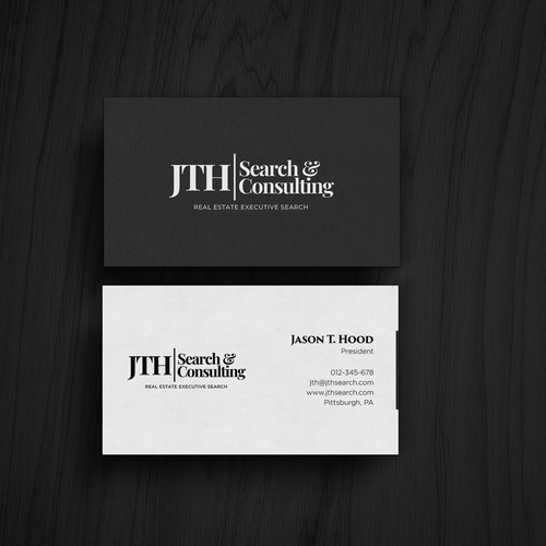 Business Card Design for Executive Search Firm Design by kaylee CK