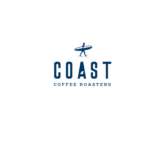 design logo for Coast Coffee Roaster, that will give an ordinary word a cool vibe Ontwerp door Helma