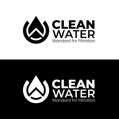 Simple Clean Logo for Water Filtration Company Design by putriyono