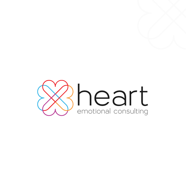 Heart - logo concept for emotional consulting