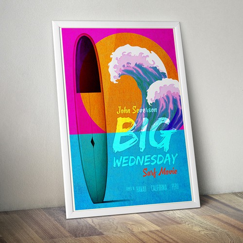 Create your own ‘80s-inspired movie poster! Design by Vectorila