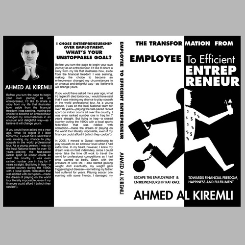 Design a Simple & Innovative Book Cover for the Transformation from Employee to Efficient Entrepreneur Design by DezignManiac