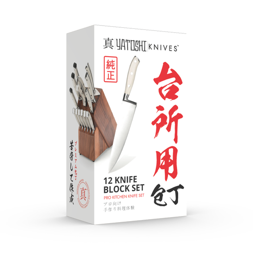 Kitchen knife block set packaging, Product packaging contest