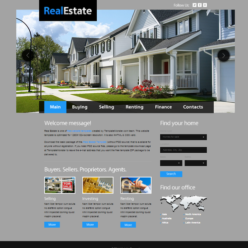 Landing page design contest entry by Business Tech Park