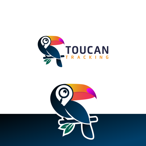 Tracking Software with Toucan in Design (Toucan Tracking Logo) Design by agitpurnamasari