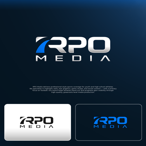 Design a Bold Sports Media Logo for RPO Media – The ESPN for High School Athletes (Think Overtime x Design by wSn™