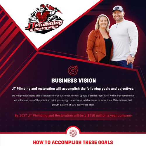 BUSINESS VISION & CORE VALUES - TWO PAGE CONTEST Design by RP 07™