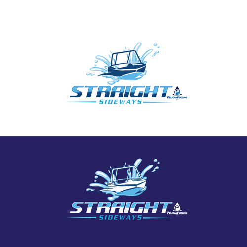 Race boat logo Design by Dezinsolution