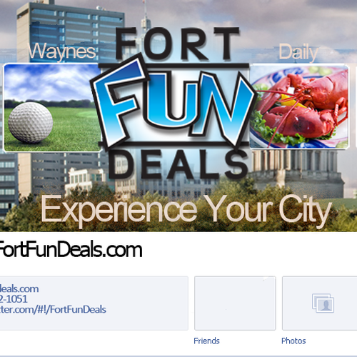 Fort Fun Deals Facebook cover Design por Toli_Slav