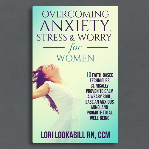 Creative book cover that incites feeling of peace, health and strength appealing to women Design by Adriano - Covers