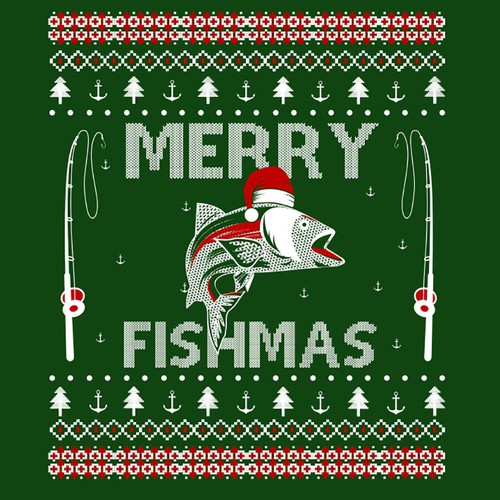 Fishing Christmas Shirt Fishing Christmas Sweatshirt Christmas