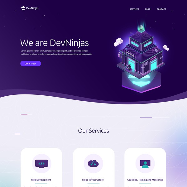 Landing page dev company