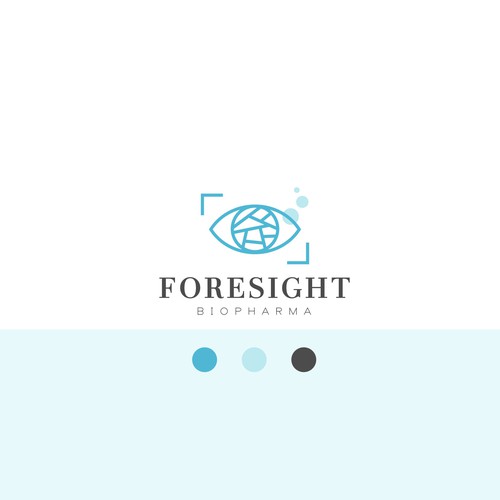 Biotechnology Company Logo Project: Foresight Biopharma Design by Mayartistic