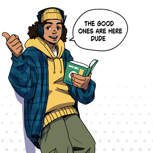 Graphic Novel Character - promoting reading in libraries Design by Little George