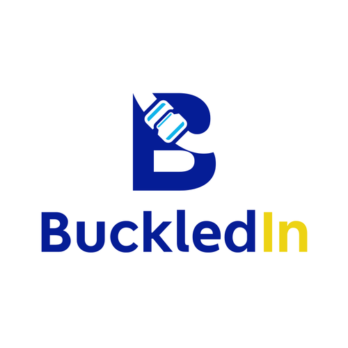Student transportation company needs to get Buckled In to a new logo. Diseño de sriredjeki
