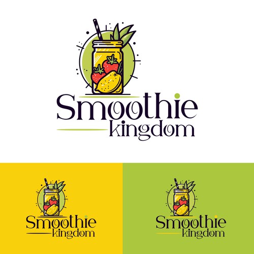 Logo for New Restaurant: Smoothie Kingdom Diseño de GeorgioDesigns