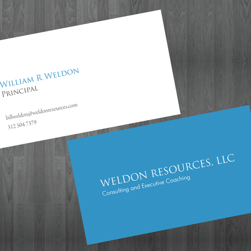 Create the next business card for WELDON  RESOURCES, LLC Diseño de f.inspiration