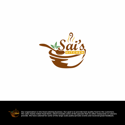 Design A Food Catering Business Logo For Sai S Kitchen Logo Design Contest 99designs