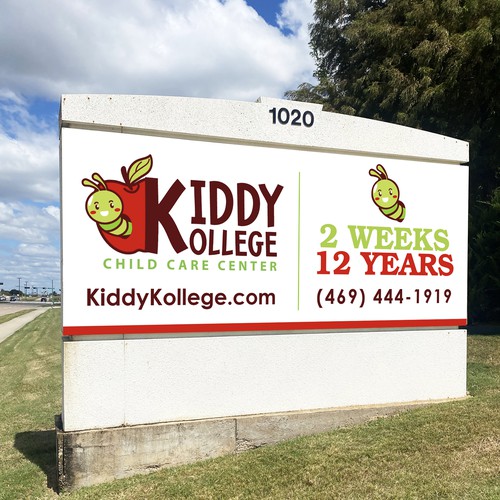 Playful, professional signage for child care center Design by GrApHiC cReAtIoN™