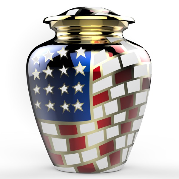 American memorial urn design