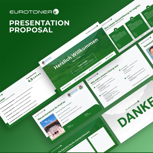 PowerPoint template contest entry by SlideFactory