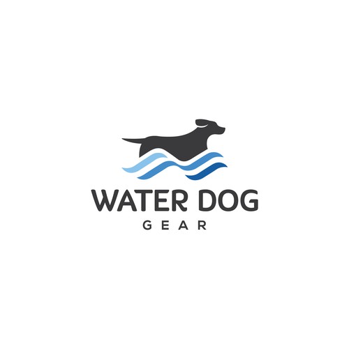 Diseño de Action Water Dog Splash logo needed for mfg and retailer of active/sporting dog gear de Manu P C