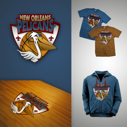 99designs community contest: Help brand the New Orleans Pelicans!! Design by Javiedu999