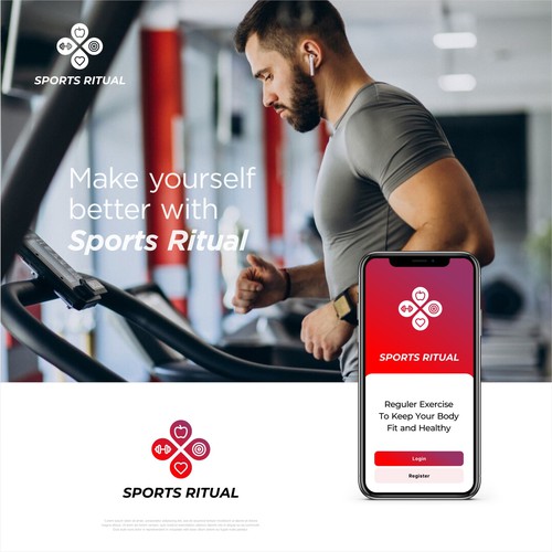 Design a modern, cool looking logo for a sports app Design by Stark Graphic