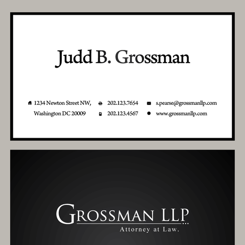 Design di Help Grossman LLP with a new stationery di f.inspiration