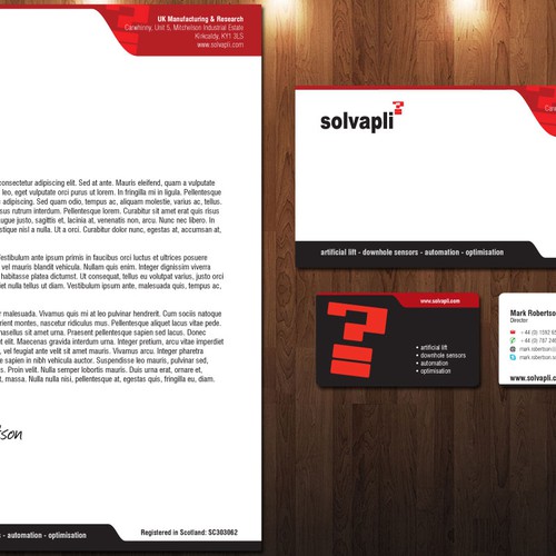 Create the next stationery for solvapli Design by KZT design